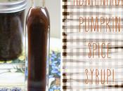 Homemade Pumpkin Spice Syrup...