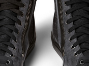 Pleasure Behind Zip: Maison Martin Margiela Leather Wool High Sneaker