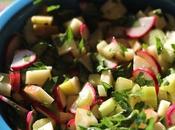 Celery Apple Salad with Basil Lemon Vinaigrette