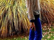 Outfit Ideas: Polka Dots Colored Denim