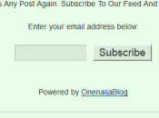 Adding “email Subscription” Your Posts.