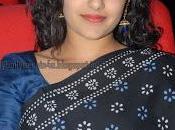 Nithya Menon Black Saree