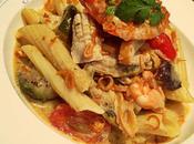 Fusion Friday Seafood Green Curry Penne