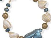 Shell Base Pearl, Glass Seed Beads, Baroque Pearl