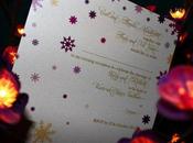 Snowflake Wedding Invitations, Fairy Lights Sparkle!