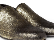 Festivity Feet: Jimmy Choo Sloane Glitter-Finish Leather Slippers