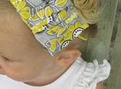 Ruffled Headband Sweet Peas Bumblebees