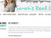 Indiana Blogs: Sarah’s Real Life