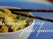 Guest Blogger: Fried Dandelions Pineapple Curry Quinoa