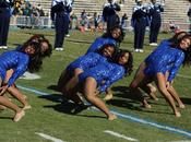 Hampton Cheerleaders Lean Back