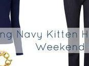 Allie: Styling Navy Oxblood Kitten Heels