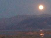 View from Mobile Office: Supermoon Rising Over Lake Mead