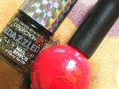 NOTD Ladybug with Glitter