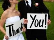 "Thank You" Said Bride Groom