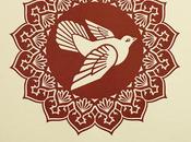OBEY Peace Dove Letterpress Print