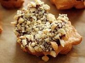 Brown Sugar Meringues Dipped Coconuty Chocolate Chopped Cashews