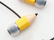 Magic Pencil Earphones Featuring Silhouette That...