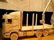 Incredible Replicas Industrial Vehicles Made From Matchsticks