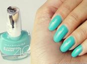 Maybelline Express Finish Nail Color Turquoise Lagoon Review, Swatch NOTD