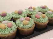 Matcha Cupcakes with Buttercream Frosting Easter
