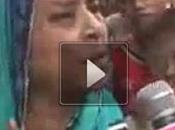 Woman from Lines Area Karachi Exposing Political Parties