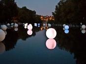 Rivers Aglow With Ethereal Globes Color