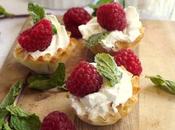 Sweetness! Whipped Cream Phyllo Bites with Sugared Mint Raspberries