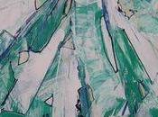 Green White Featured Abstract Painting