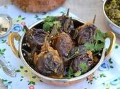 Gutti Vankaya Kura (Dry)-Stuffed Eggplants Curry
