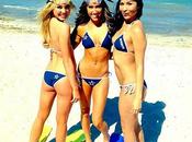 Dallas Cowboys Cheerleaders Going Snorkeling