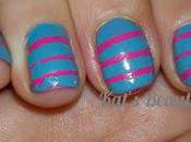 NOTD: Stripey Style with Sellotape