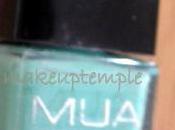 Swatches: Nail Polish: MUA: Polish Shade:5 Mint Green Swatches