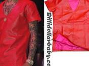 Chris Brown Performs PRSVR Leather V-Neck T-Shirt DJ...