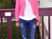 Casual Friday: Pink Boyfriend Jeans