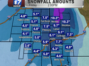 Look Forecasted Snow Amounts Southern Missouri