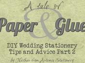 Wedding Invitation Advice: Paper Glue