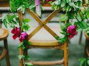Garden Wedding Décor: Floral Chairs