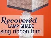 Recovered Lamp Shade (Using Ribbon Trim)