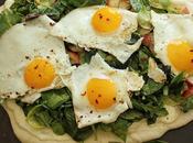 Peach, Pine Nut, Mixed Greens Pizza with Ricotta Sauce Fried Breakfast Dinner