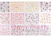Born Pretty Store Bowknot Heart Flower3D Nail Tips Decals Stickers
