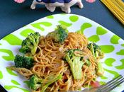 Asian Peanut Noodles with Broccoli