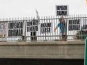 Impeach Obama Protest Slows Traffic