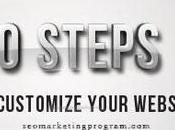 Steps Customize Your Website