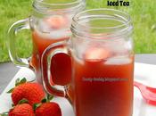 Yummy Strawberry Lemonade Iced
