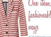 Item, Five Fashionable Ways: Striped Blazer Outfits