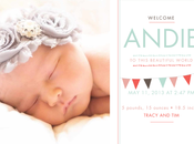 Andie's Birth Announcements