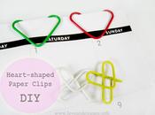 DIY: Heart-shaped Paper Clips