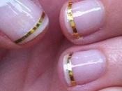 Sheer Pink Gold Manicure