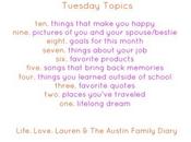 Tuesday Topics: Four Things Learned Outside School