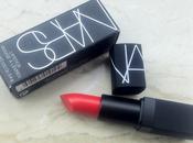 NARS Semi-matte Lipstick Heatwave Review, Swatches